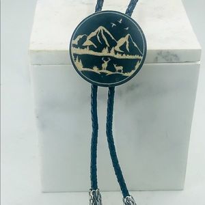 Sterling Silver Mountain Bolo